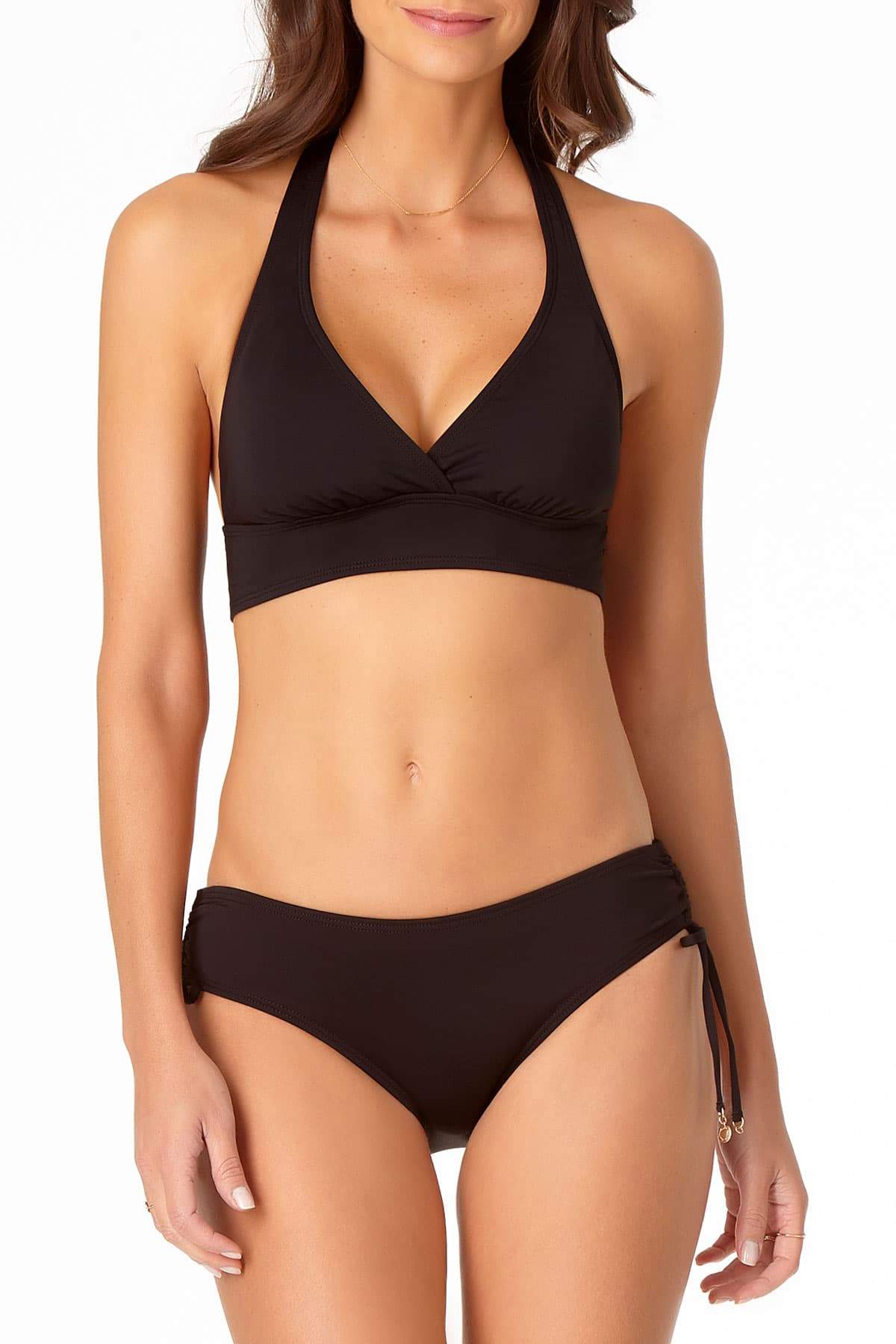 Anne Cole Women's Live in Color Halter Bikini Top