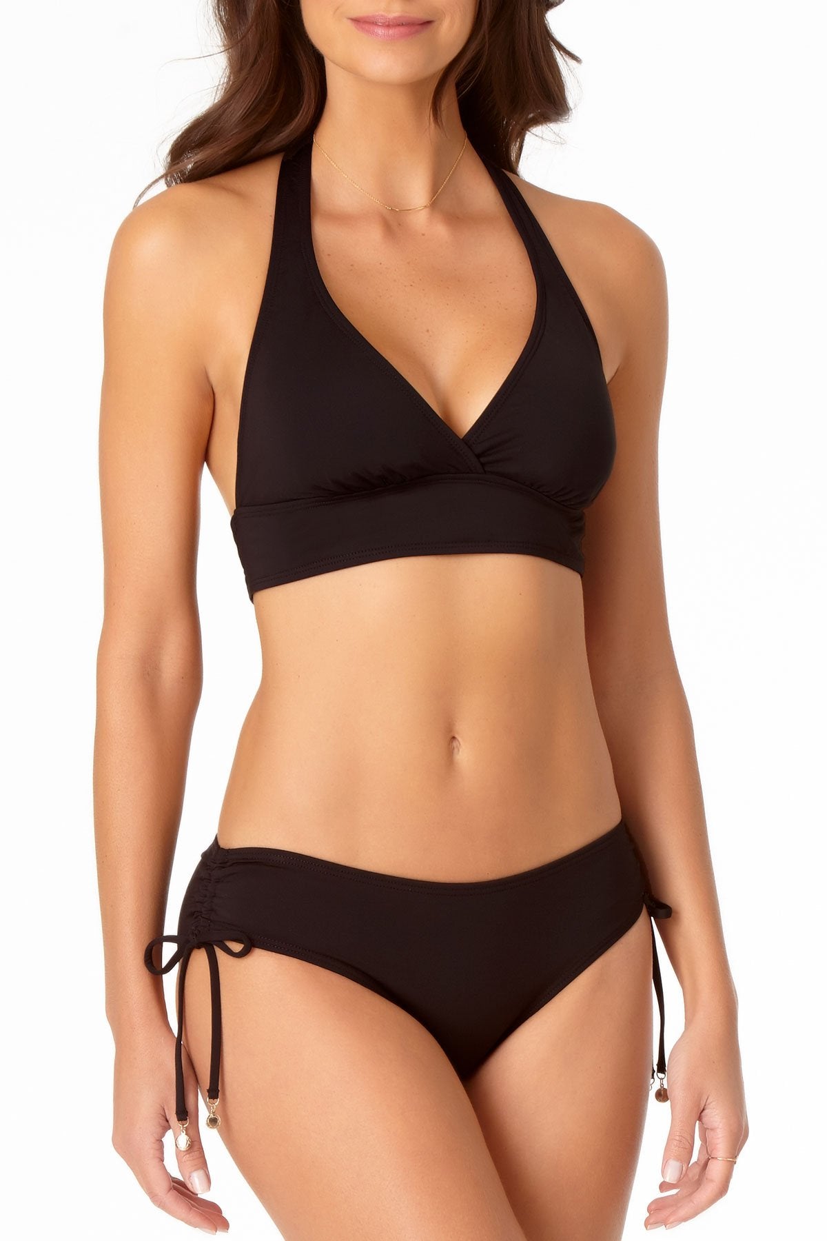 Anne Cole Women's Live in Color Halter Bikini Top
