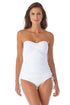 Women's Live in Color Twist Front Bandeaukini Swim Top