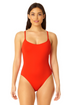 Anne Cole - Vintage High Leg Maillot One Piece