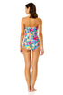 Women's Amalfi Floral Twist Front Shirred One Piece Swimsuit