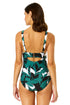 Women's Desert Bloom Soft Band Shirred One Piece Swimsuit