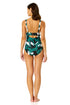 Women's Desert Bloom Soft Band Shirred One Piece Swimsuit