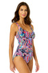 Women's Paisley Parade V-Wire One Piece Swimsuit