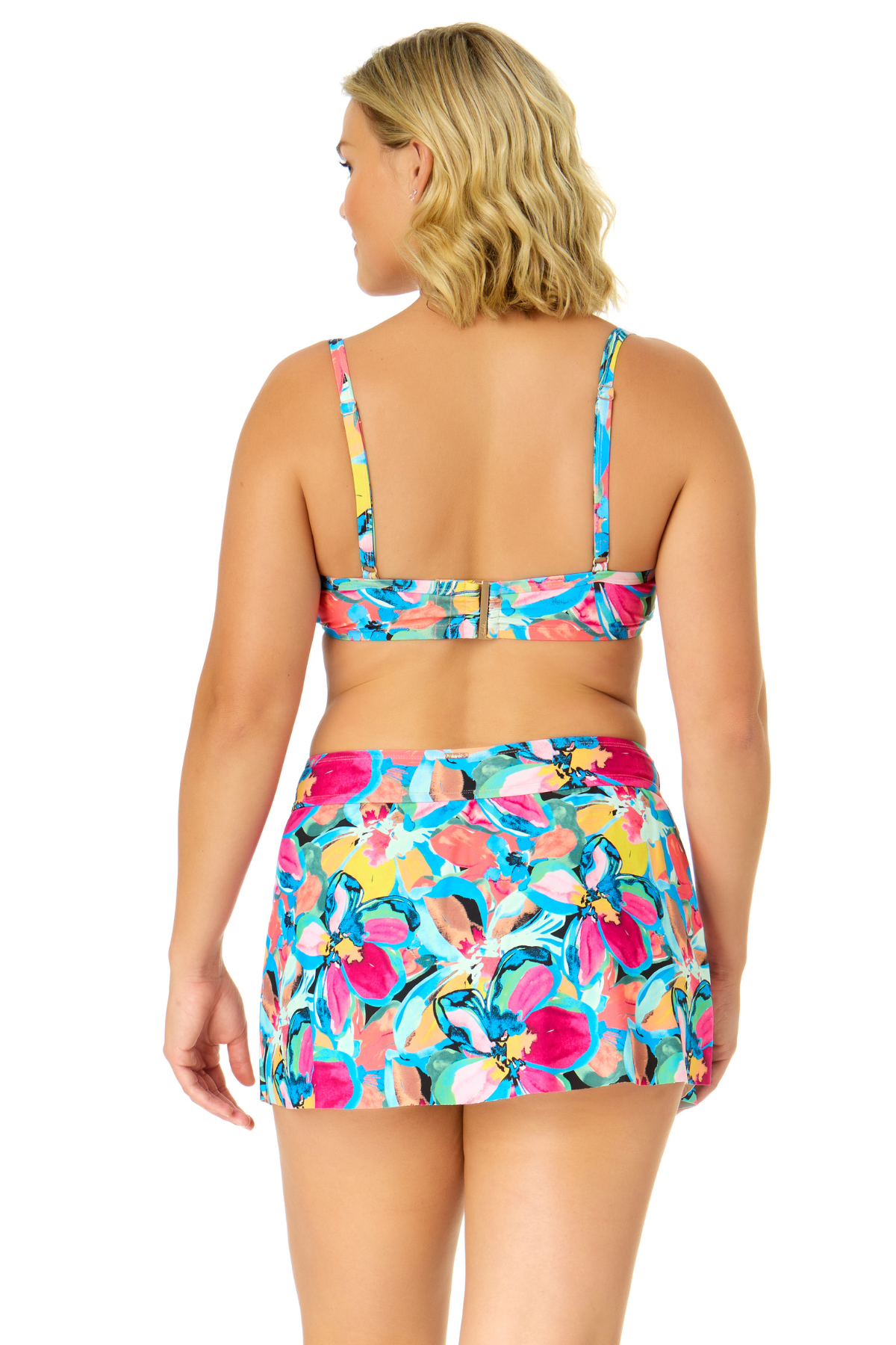 Women's Amalfi Floral Shirred Underwire Bikini Top