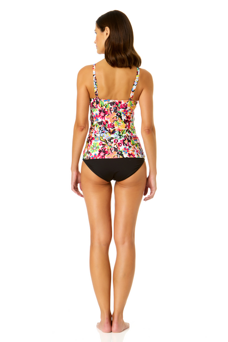 Women's Sun Blossom Twist Front Underwire Tankini Swim Top