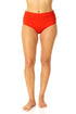 Women's Live in Color Convertible High Waist Shirred Swim Bottom