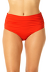 Women's Live in Color Convertible High Waist Shirred Swim Bottom
