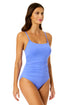 Women's Live In Color Shirred Lingerie Maillot One Piece