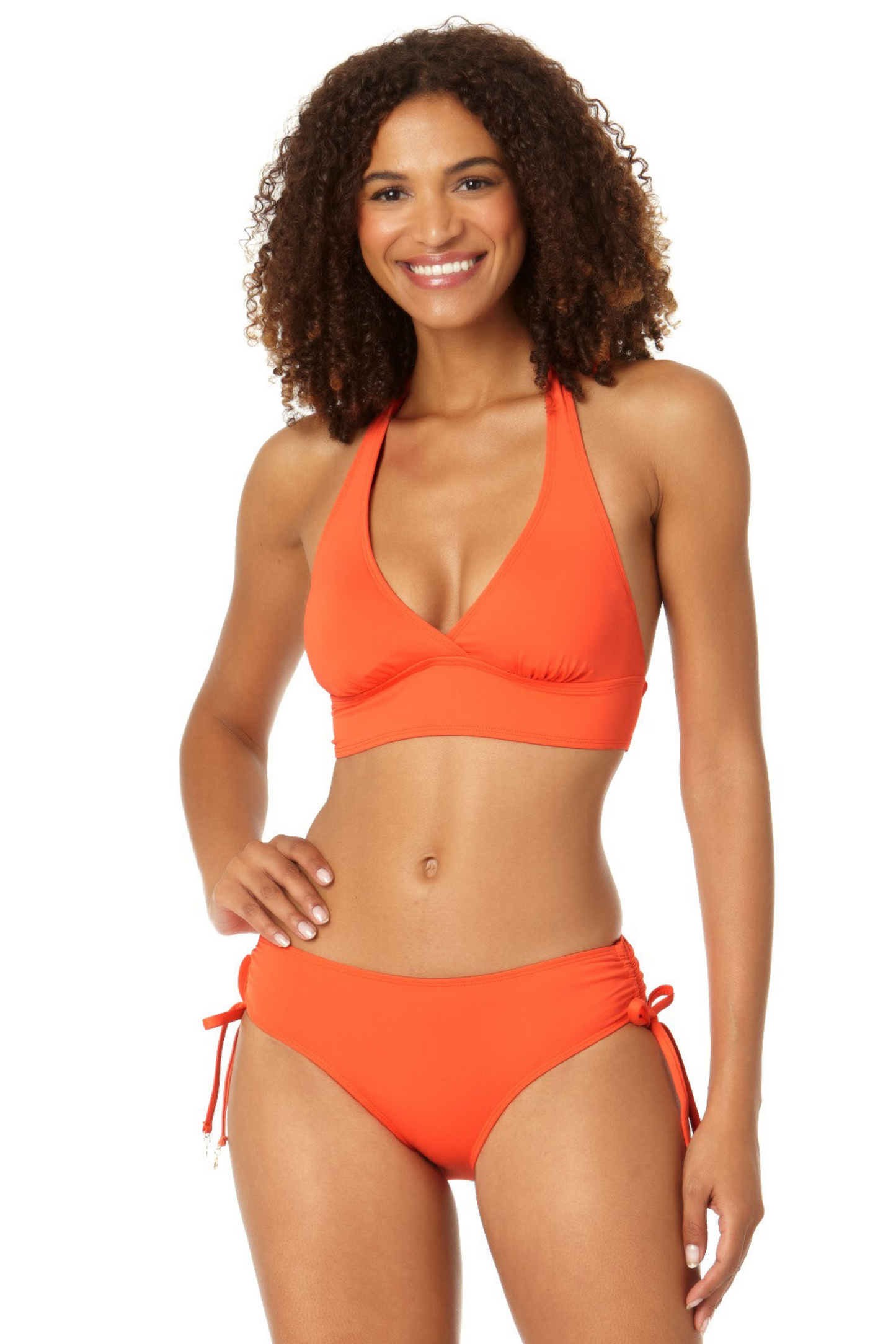 Anne Cole Women's Live in Color Halter Bikini Top