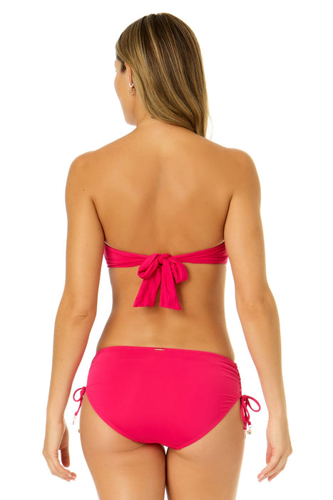 Women's Live In Color Twist Bandeau Bikini Top