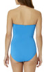 Anne Cole - Bandeau Shirred One Piece Swimsuit