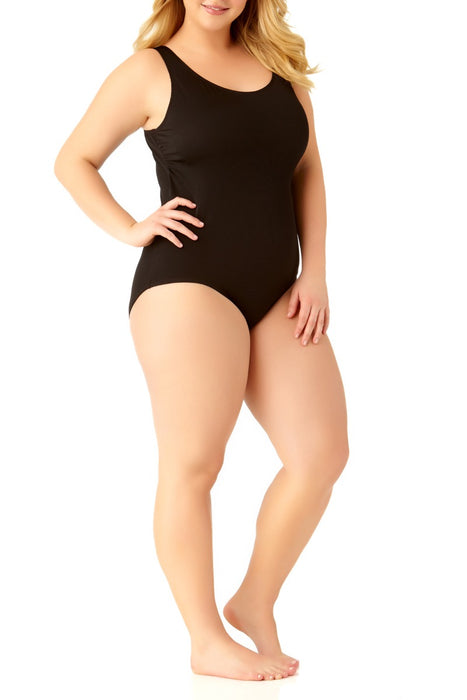Catalina Plus - Size Ribbed Maillot One Piece