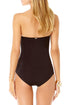 Anne Cole - Shirred Bandeau One Piece Swimsuit