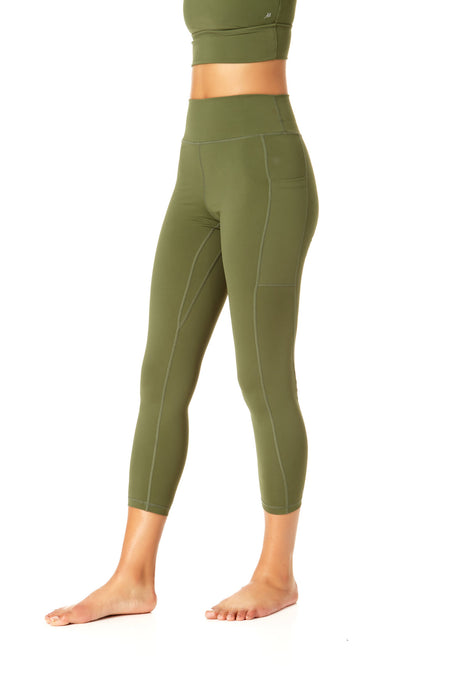 Anne Cole Active - Women's High Waist 7/8 Legging