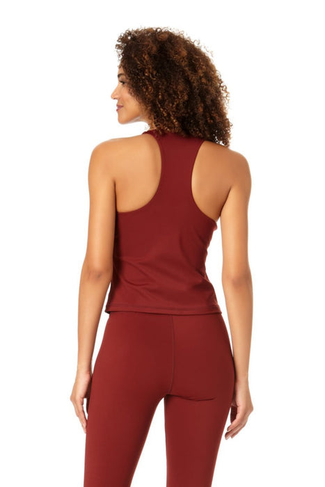 Anne Cole Active - Women's High Neck Racer Back Tank Top
