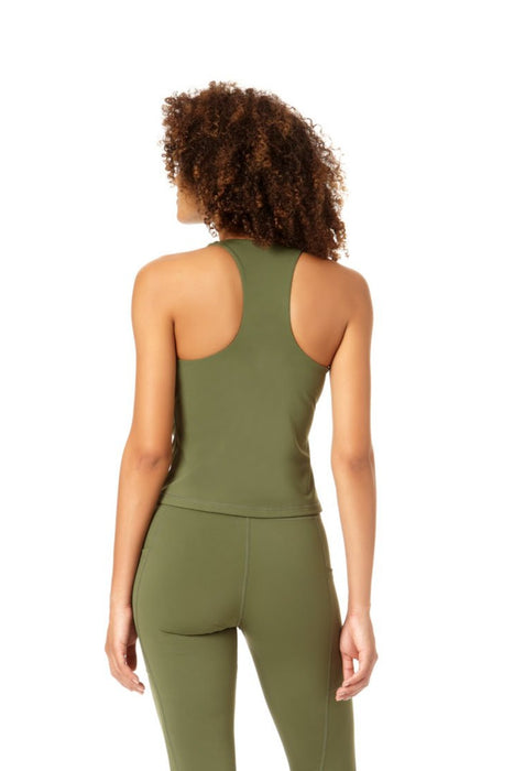Anne Cole Active - Women's High Neck Racer Back Tank Top