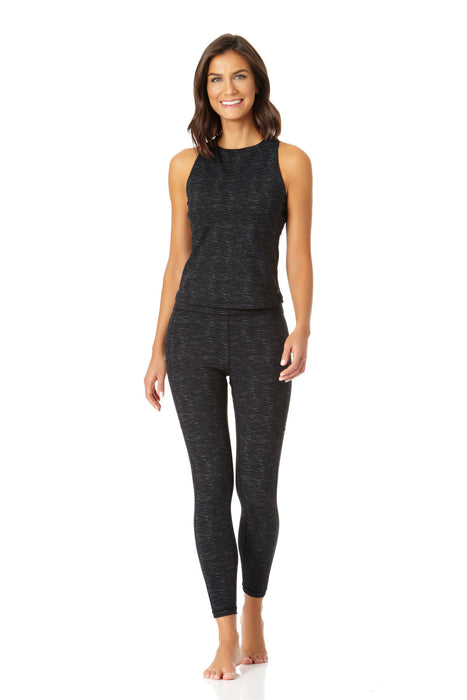 Anne Cole Active - Women's High Neck Racer Back Tank Top