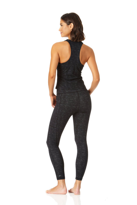 Anne Cole Active - Women's High Neck Racer Back Tank Top