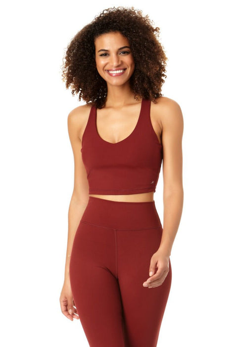 Anne Cole Active - V Neck Crop Top