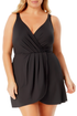 Anne Cole Plus - Swim Dress With Skirted Bottom