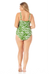 Anne Cole Plus - V Wire One Piece Swimsuit