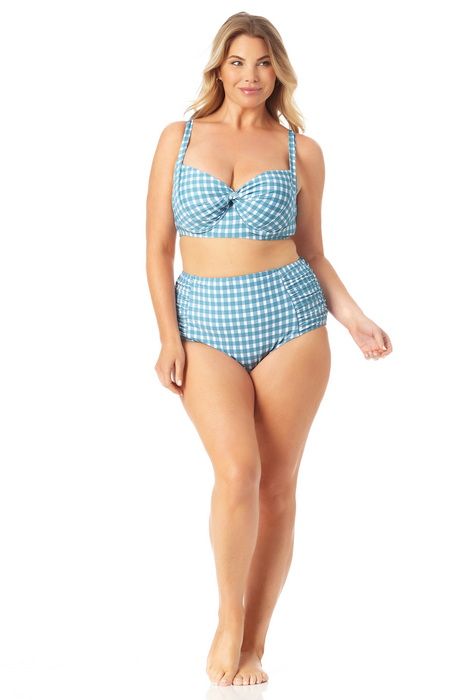 Anne Cole Plus - Retro Underwire Bikini Swim Top