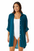 Anne Cole - Women's Button Down Shirt Swimsuit Cover Up