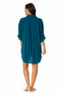Anne Cole - Women's Button Down Shirt Swimsuit Cover Up