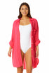 Anne Cole - Women's Button Down Shirt Swimsuit Cover Up