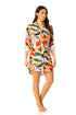 Anne Cole - Women's Button Down Shirt Swimsuit Cover Up