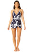 Anne Cole - Women's Swim Dress With Skirted Bottom