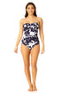 Anne Cole - Women's Twist Front Shirred One Piece Swimsuit