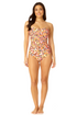 Anne Cole - Women's Twist Front Shirred One Piece Swimsuit
