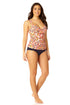 Anne Cole - Women's Retro Twist Front Underwire Tankini Swim Top