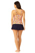 Anne Cole - Women's Retro Twist Front Underwire Tankini Swim Top