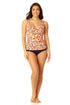 Anne Cole - Women's Retro Twist Front Underwire Tankini Swim Top