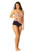 Anne Cole - Women's Retro Twist Front Underwire Tankini Swim Top