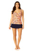 Anne Cole - Women's Retro Twist Front Underwire Tankini Swim Top