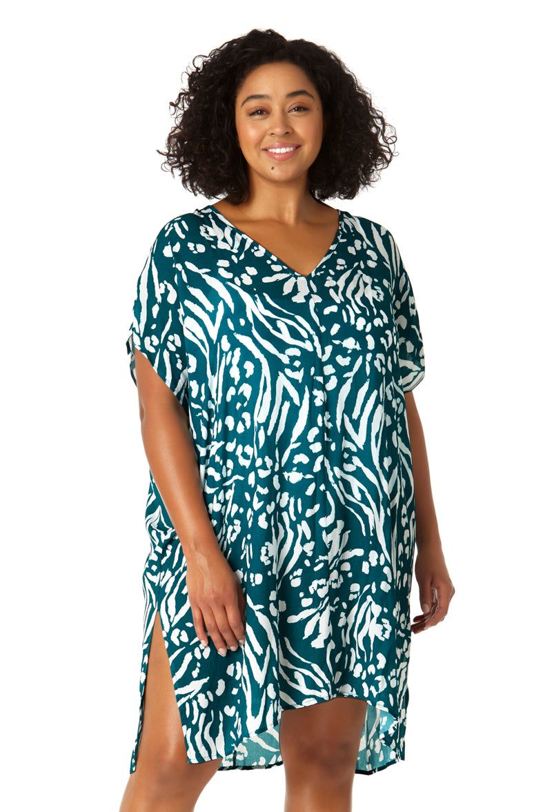 Anne Cole Plus - Women's Easy Tunic Swimsuit Cover Up — Swimsuits Direct