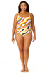 Anne Cole Plus - Women's Shirred Lingerie Maillot One Piece Swimsuit