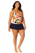 Anne Cole Plus - Women's Twist Front Underwire Tankini Swim Top