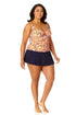 Anne Cole Plus - Women's Retro Twist Front Underwire Tankini Swim Top