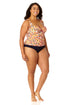 Anne Cole Plus - Women's Retro Twist Front Underwire Tankini Swim Top