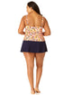 Anne Cole Plus - Women's Retro Twist Front Underwire Tankini Swim Top