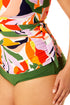 Anne Cole Plus - Women's Asymmetrical Side Tie Tankini Swim Top