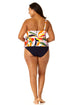 Anne Cole Plus - Women's Asymmetrical Side Tie Tankini Swim Top