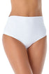 Women's Live in Color Convertible High Waist Shirred Swim Bottom