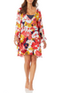 Anne Cole - Flounce V Neck Tunic Cover Up