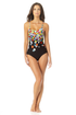 Anne Cole - Lace Up Classic Maillot One Piece Swimsuit